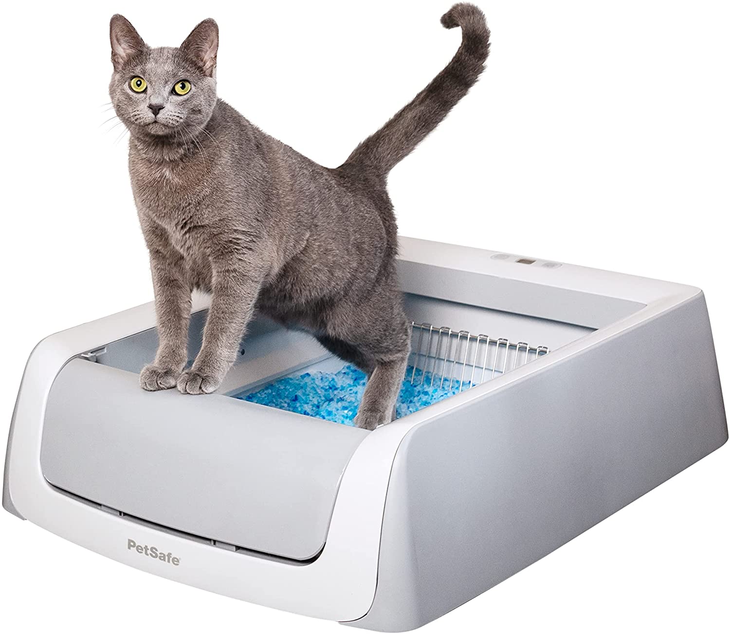 PetSafe ScoopFree Self-Cleaning Cat Litter Box with Health Counter, Automatic & Odor Control, Crystal Litter, App-Enabled