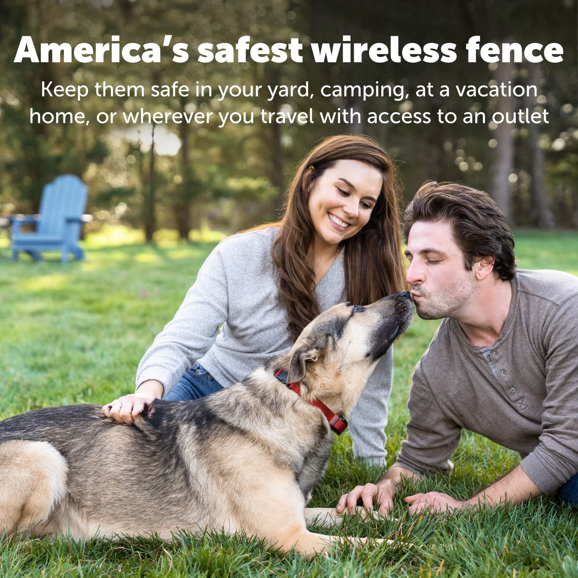 PetSafe Stay & Play Wireless Dog Fence for Stubborn Dogs, 3/4-Acre Coverage, Rechargeable Collar