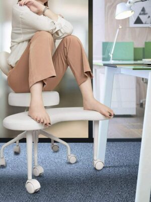 Pipersong Meditation Chair – Ergonomic Home Office Desk Chair with Lumbar Support, Adjustable Stool, and 360° Swivel for Cross-Legged Sitting