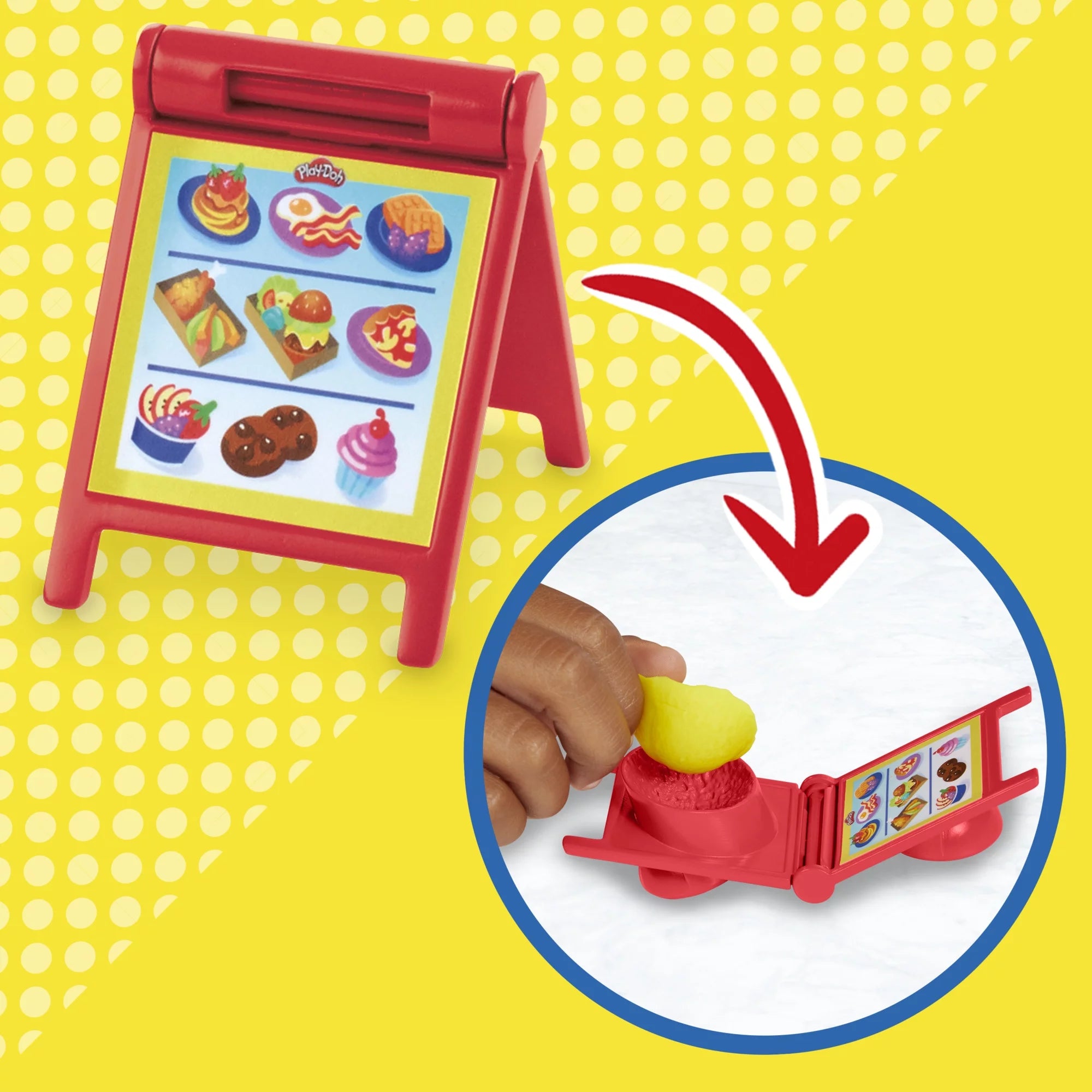 Play-Doh Kitchen Creations Busy Chef's Restaurant Set, 5 Colors, Interactive Playset for Kids
