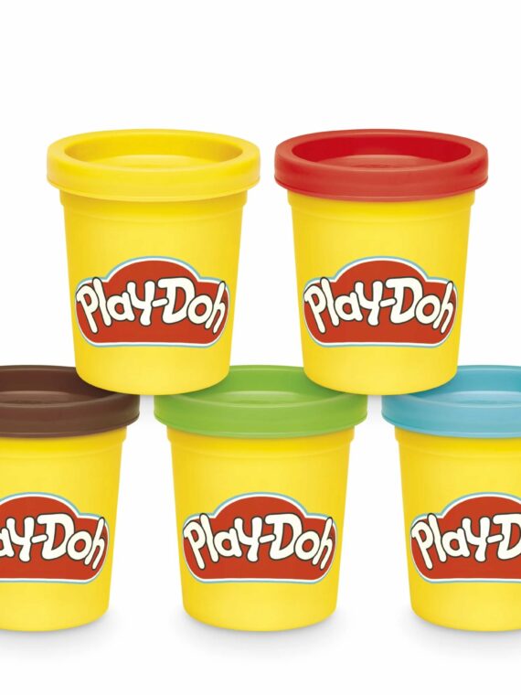 Play-Doh Kitchen Creations Busy Chef's Restaurant Set, 5 Colors, Interactive Playset for Kids