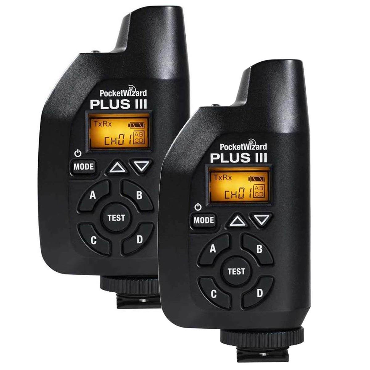 PocketWizard Plus IIIe 2-Transceiver Kit, 112 Channels, 5-Mile Range, Auto-Sensing, Auto-Relay, Two-Stage Triggering