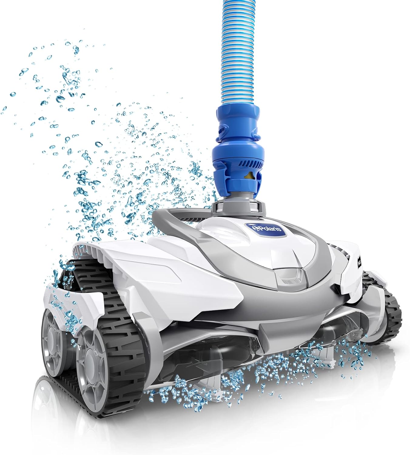 Polaris MAXX Suction-Side Pool Cleaner, Smart Navigation, Energy Efficient, In-Ground Compatible, White