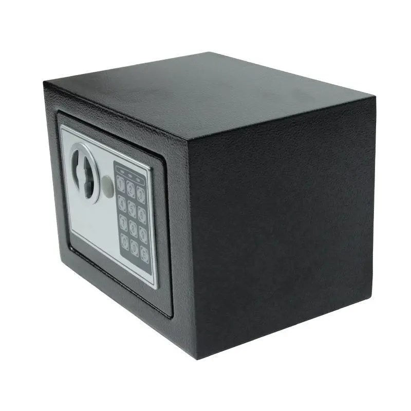 Portable Carbon Steel Digital Safe - Small, Heavy Duty, Locking Security Box for Home