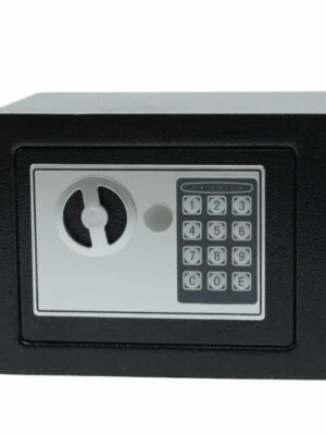 Portable Carbon Steel Digital Safe - Small, Heavy Duty, Locking Security Box for Home