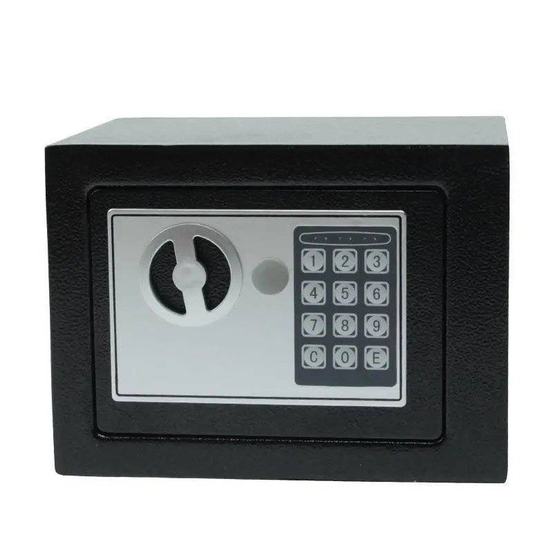 Portable Carbon Steel Digital Safe - Small, Heavy Duty, Locking Security Box for Home