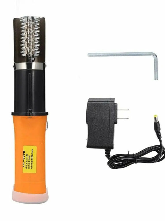 Premium Electric Fish Scaler Tool - Safe, Efficient, Durable, 56W, 12V, 6000 RPM, Lithium-ion Battery