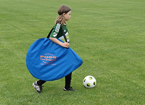 PUGG 4ft Pop-Up Soccer Goal Set – Portable Training Net with Carry Bag & Pegs