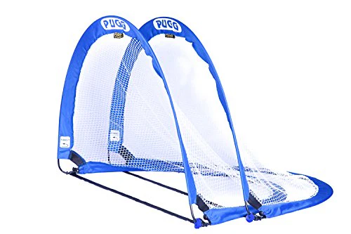PUGG 4ft Pop-Up Soccer Goal Set - Portable Training Net with Carry Bag & Pegs
