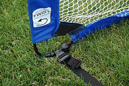PUGG 4ft Pop-Up Soccer Goal Set - Portable Training Net with Carry Bag & Pegs