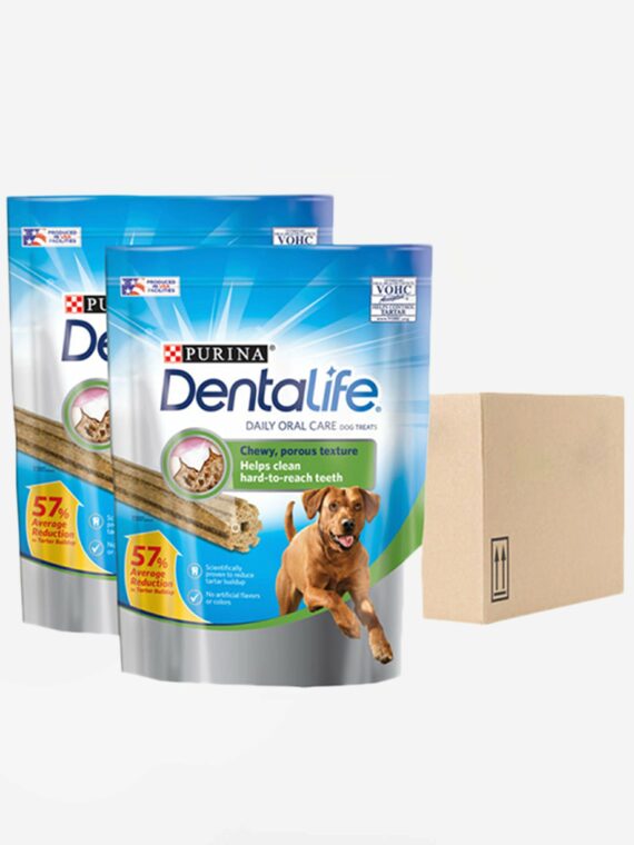 Purina DentaLife Daily Dental Chews for Large Dogs, Chicken Flavor, Tartar Control, VOHC Accepted, 57% Tartar Reduction