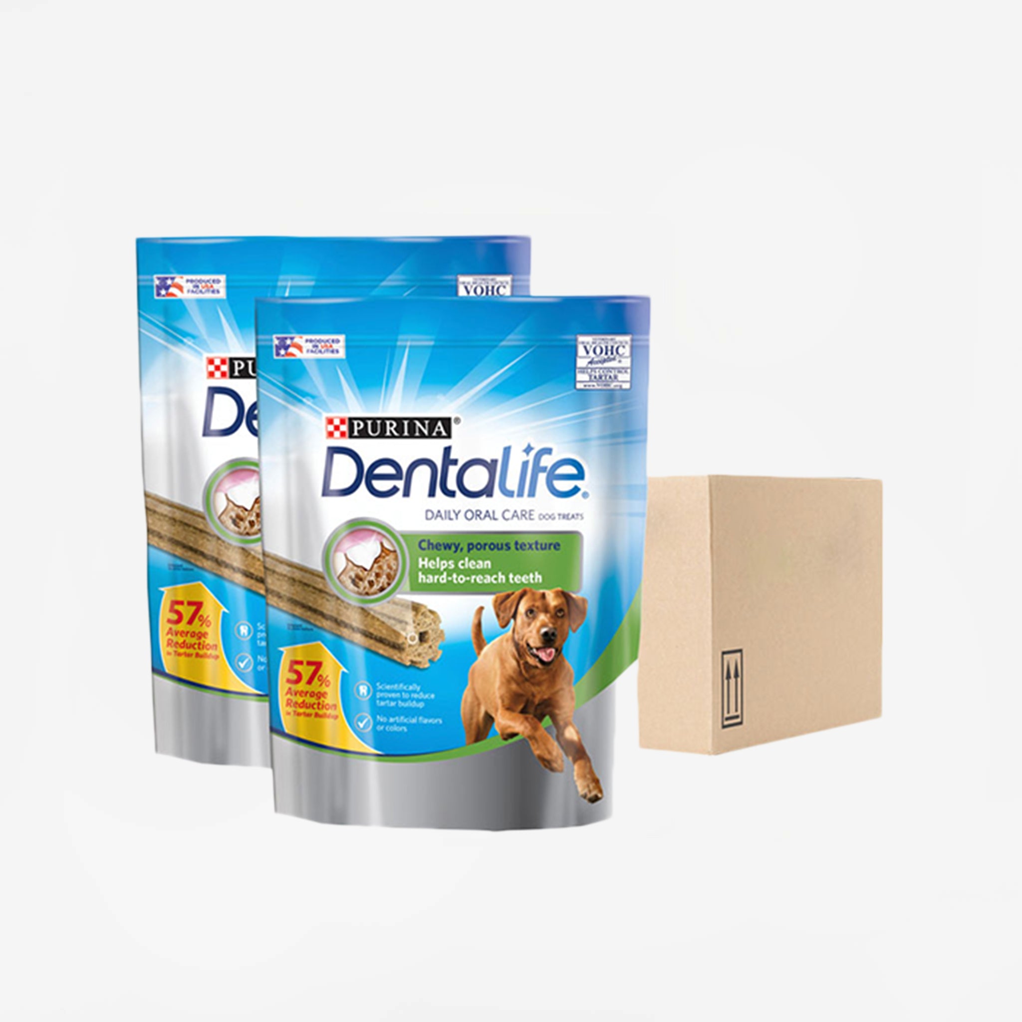 Purina DentaLife Daily Dental Chews for Large Dogs, Chicken Flavor, Tartar Control, VOHC Accepted, 57% Tartar Reduction