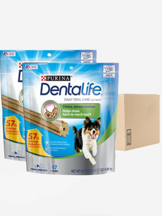 Purina DentaLife Daily Dental Chews for Large Dogs, Chicken Flavor, Tartar Control, VOHC Accepted, 57% Tartar Reduction