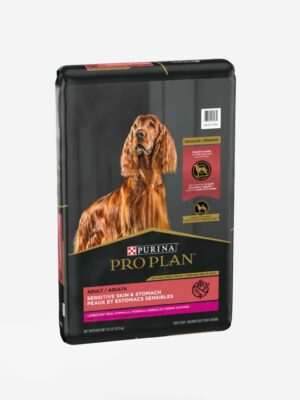 Purina Pro Plan Adult Dry Dog Food, Sensitive Skin & Stomach, Lamb & Oat Meal Formula, 30 lb Bag