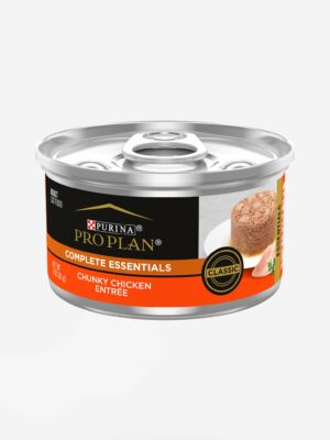 Purina Pro Plan Adult Wet Cat Food, Chunky Chicken Entrée, High-Quality Nutrition, 25 Essential Nutrients