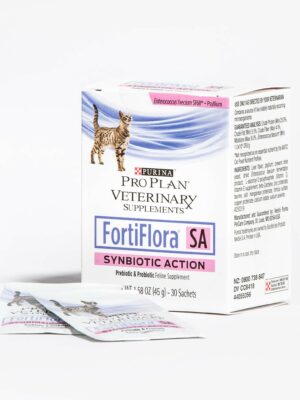 Purina Pro Plan FortiFlora SA Synbiotic Action Cat Supplement, Prebiotic & Probiotic Blend for Digestive Health