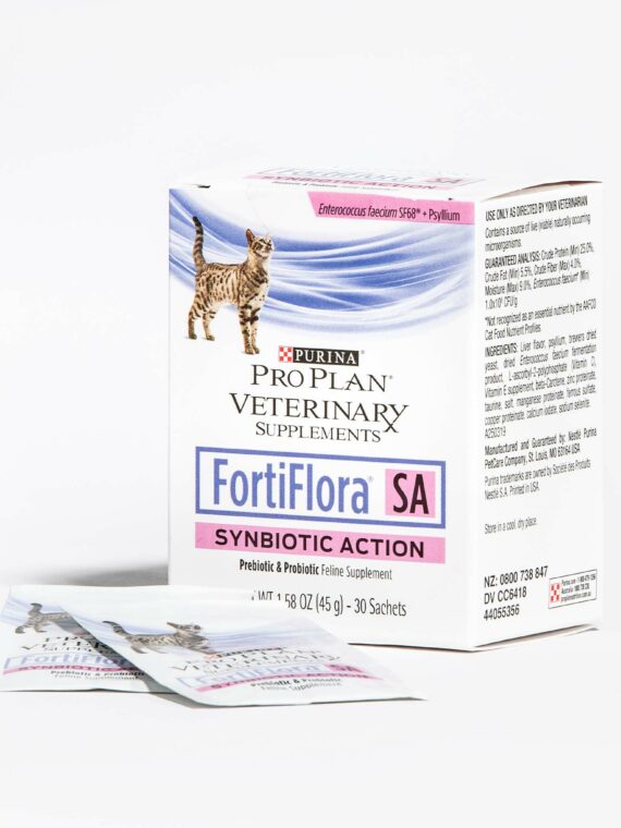 Purina Pro Plan FortiFlora SA Synbiotic Action Cat Supplement, Prebiotic & Probiotic Blend for Digestive Health
