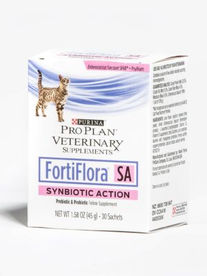 Purina Pro Plan FortiFlora SA Synbiotic Action Cat Supplement, Prebiotic & Probiotic Blend for Digestive Health