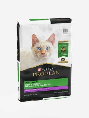 Purina Pro Plan Indoor Cat Food, Turkey & Rice, High Protein, Hairball Control, 40% Protein, Adult Cats