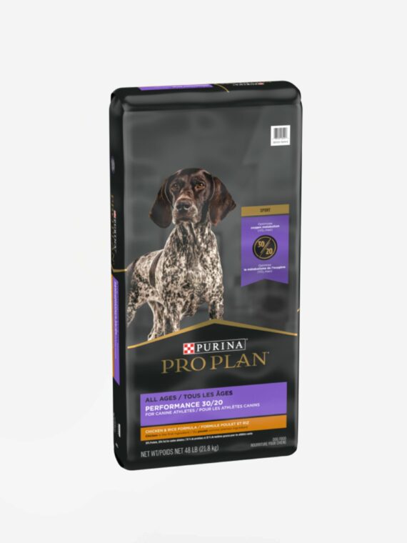Purina Pro Plan Sport Performance Dog Food, Chicken & Rice, High Protein, 30/20 Formula for Active Dogs