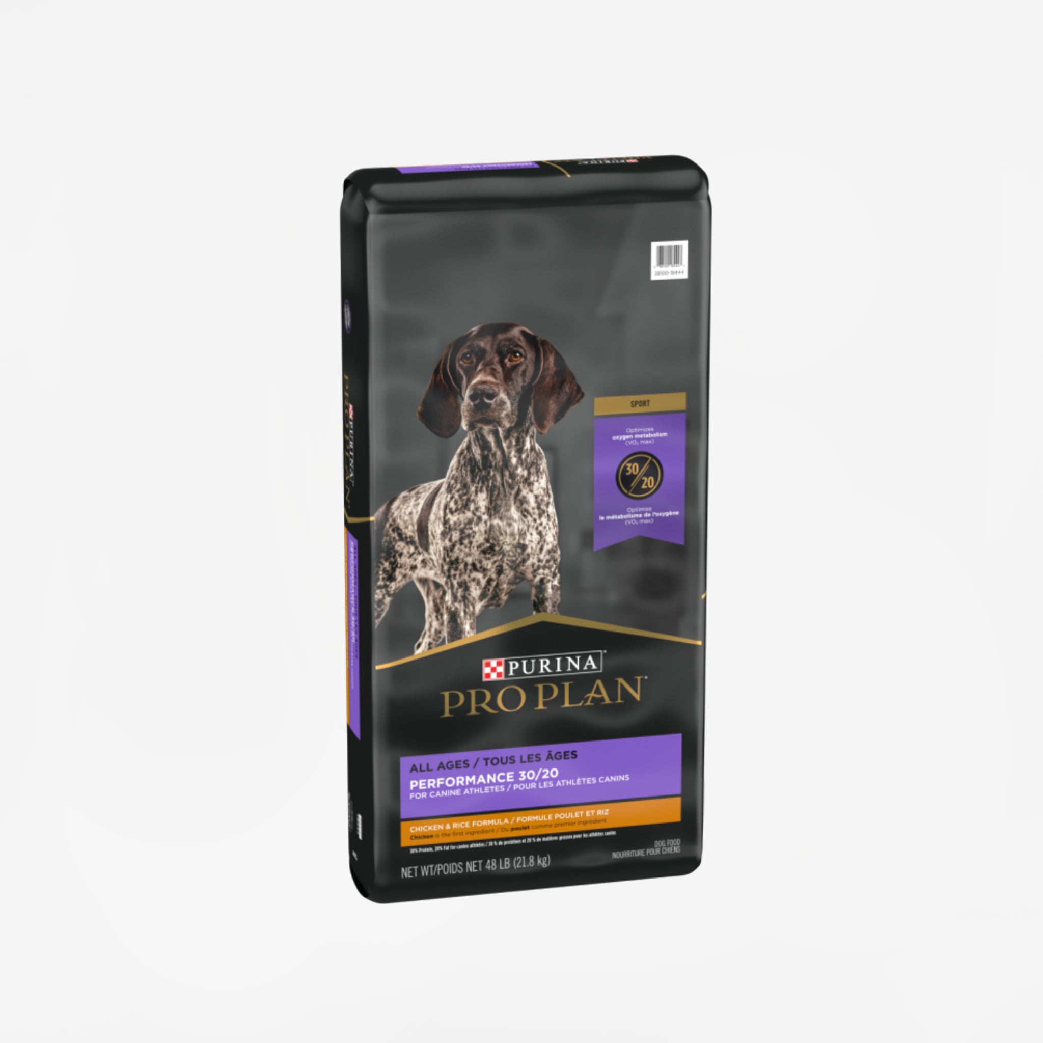 Purina Pro Plan Sport Performance Dog Food, Chicken & Rice, High Protein, 30/20 Formula for Active Dogs