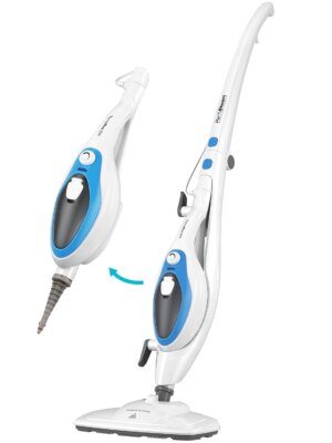 PurSteam 10-in-1 Steam Mop with Handheld Steamer, Chemical-Free, Quick Heating for Hardwood, Tile & More