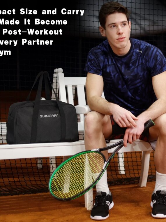 QUINEAR Air Compression Leg Recovery System - Full-Leg Massage Boots for Circulation & Muscle Recovery