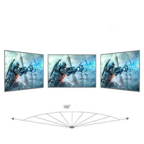 Quisilife 72" White Portable Projector Screen, 4:3 HD Tripod for Indoor Movies & Office Presentations