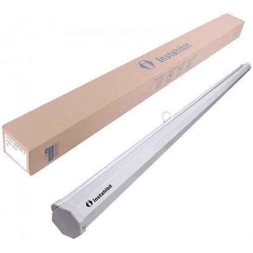 QWERTOUY 120" Tripod Projector Screen, 4:3 Aspect Ratio, Pull-Down Display for Theater & Office