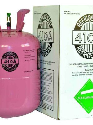R410A Refrigerant 25lb Cylinder for HVAC Systems - High Capacity, Non-Toxic, Non-Flammable, A1 Classified