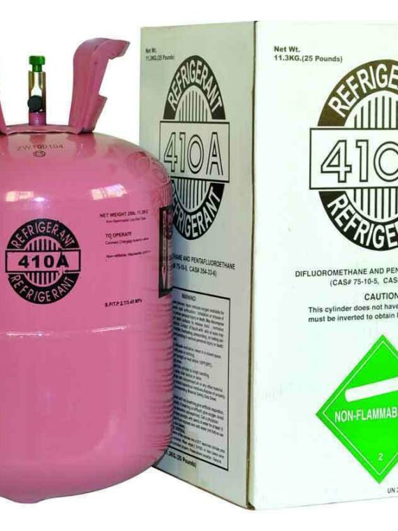 R410A Refrigerant 25lb Cylinder for HVAC Systems - High Capacity, Non-Toxic, Non-Flammable, A1 Classified