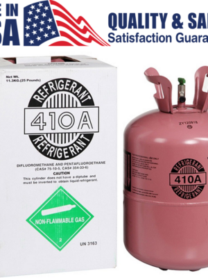R410A Refrigerant 25lb Cylinder for HVAC Systems – High Capacity, Non-Toxic, Non-Flammable, A1 Classified