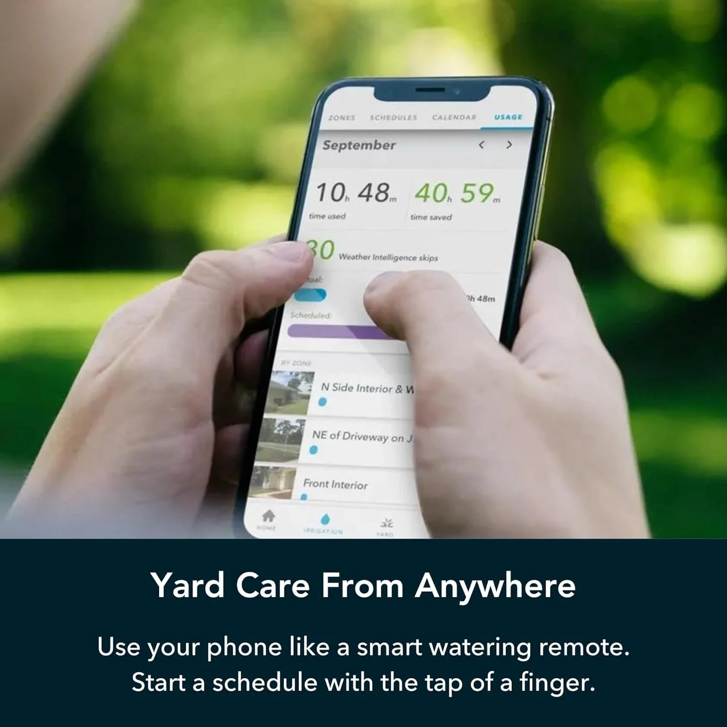 Rachio 3 Smart Sprinkler Controller, 4-Zone, Weather Intelligence, App-Controlled, No Fees