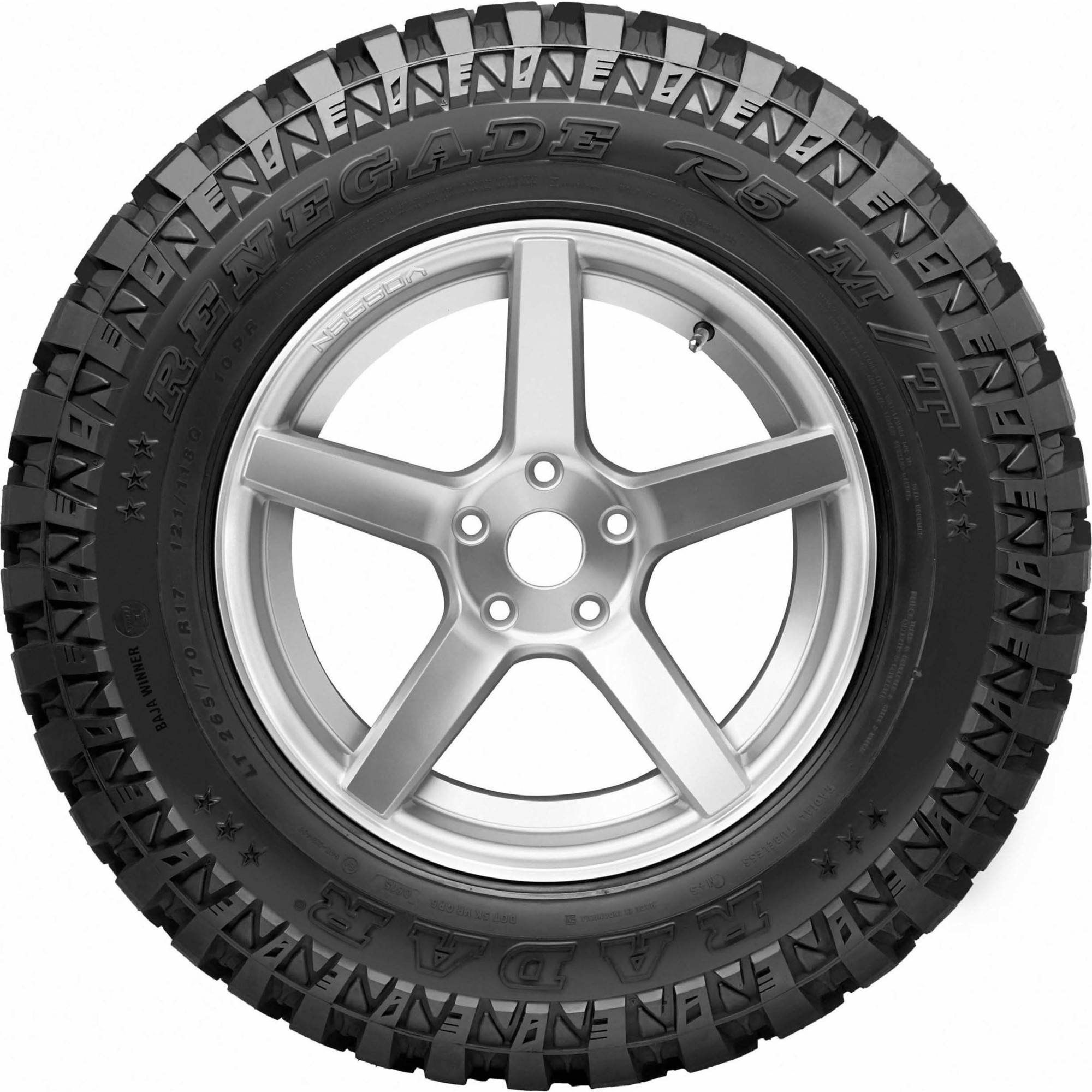 Radar Renegade R5 Mud Terrain Light Truck Tire LT31X10.50R15 109Q - Enhanced Traction & Durability