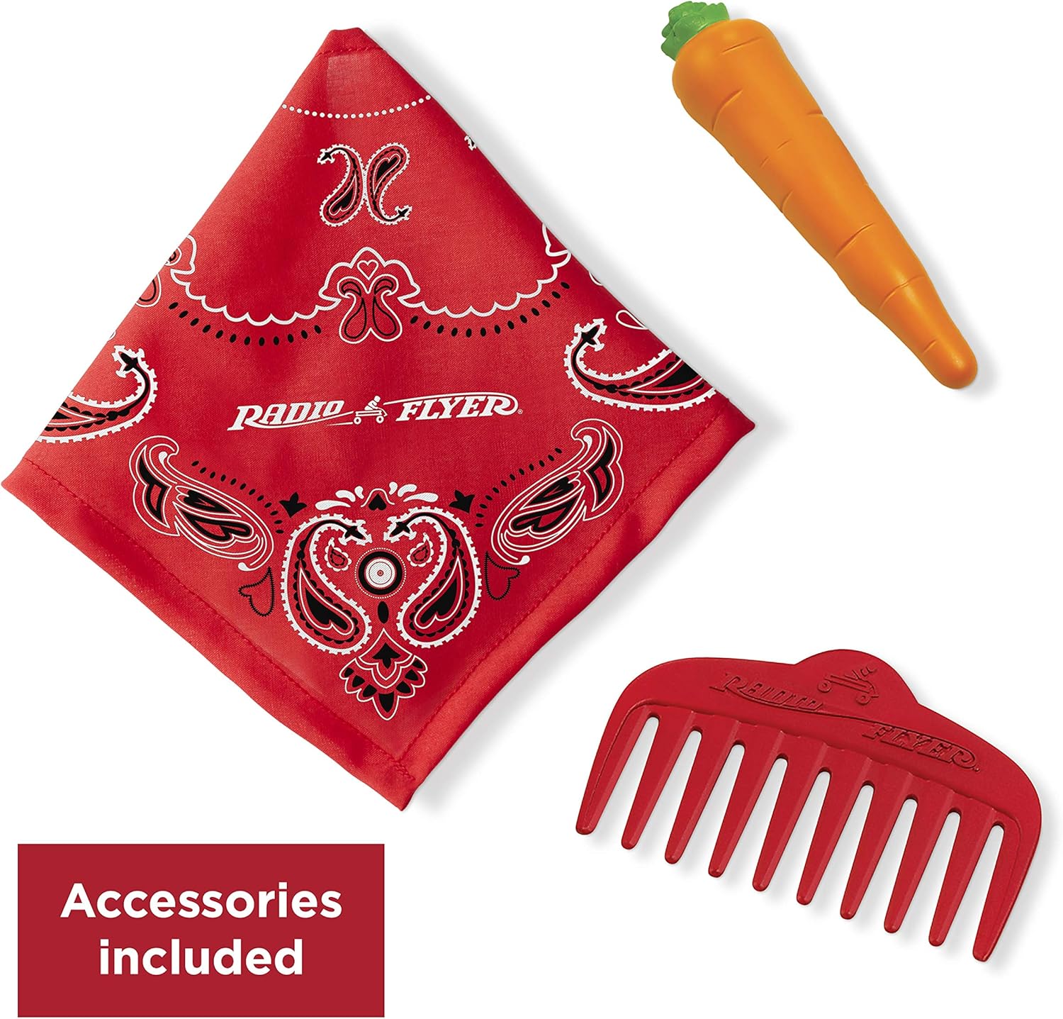 Radio Flyer Chestnut Plush Interactive Riding Horse for Kids, Ages 2-6, with Sounds & Accessories, Safety Frame