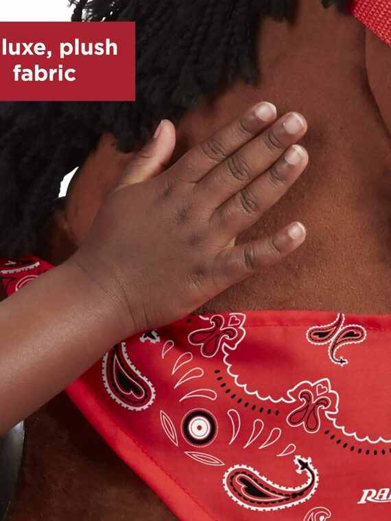 Radio Flyer Chestnut Plush Interactive Riding Horse for Kids, Ages 2-6, with Sounds & Accessories, Safety Frame