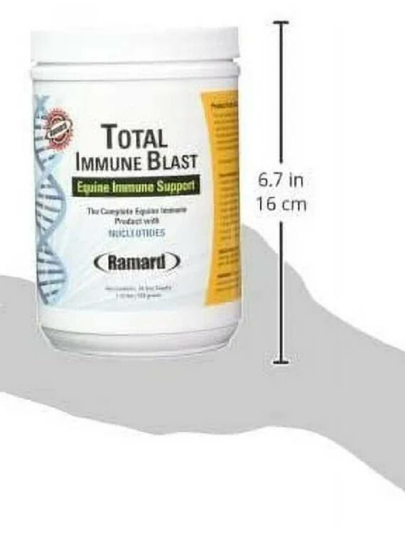 Ramard Total Immune Blast Horse Supplement, 1.12 lb, 30-Day Supply, Boosts Immune System with Vitamins & Fatty Acids