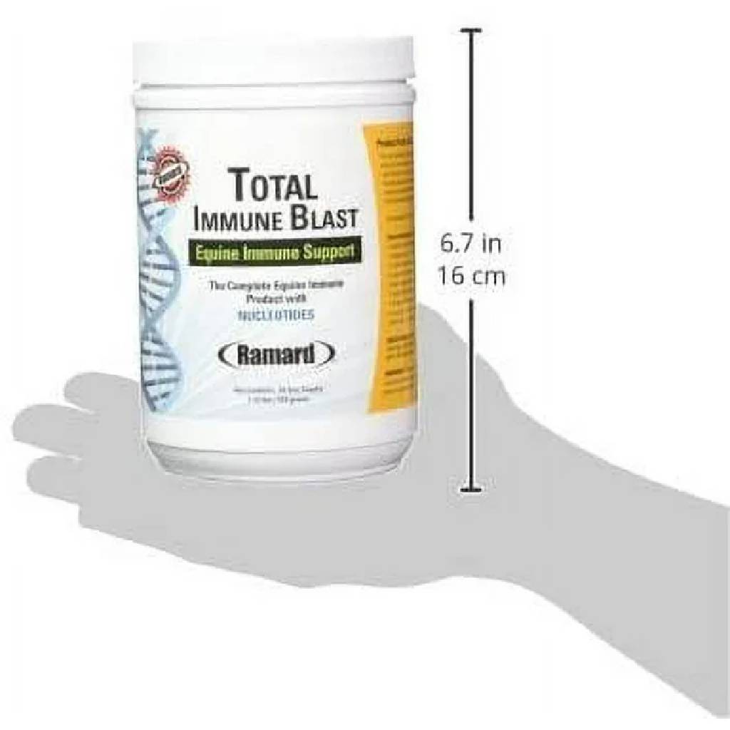 Ramard Total Immune Blast Horse Supplement, 1.12 lb, 30-Day Supply, Boosts Immune System with Vitamins & Fatty Acids