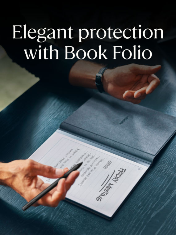 reMarkable 2 10.3" Paper Tablet with Marker Plus & Premium Leather Folio - Black