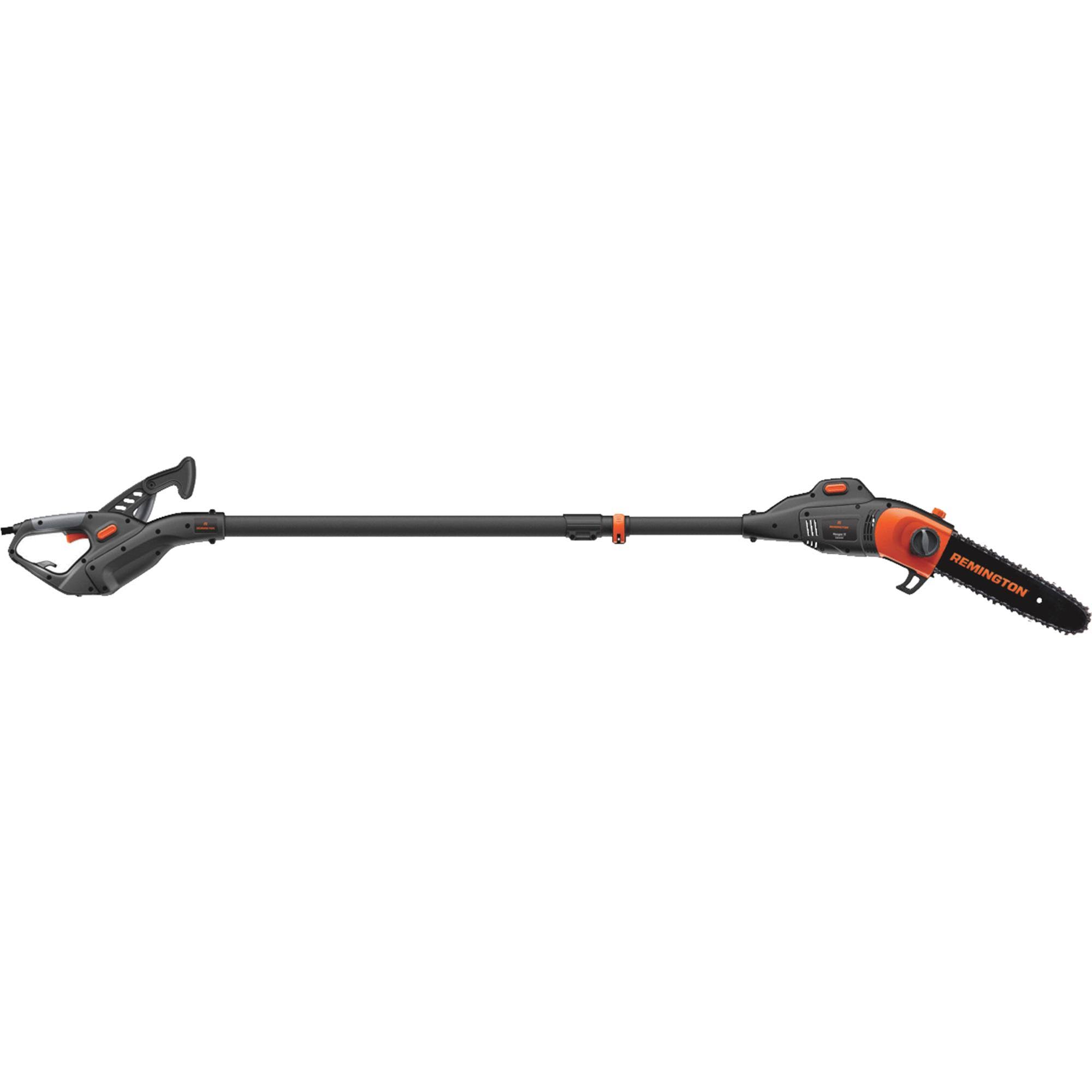 Remington Ranger II 10" Electric Pole Saw RM1035P, 15ft Reach, Convertible to Chainsaw, Telescoping Pole, Low Kickback Chain