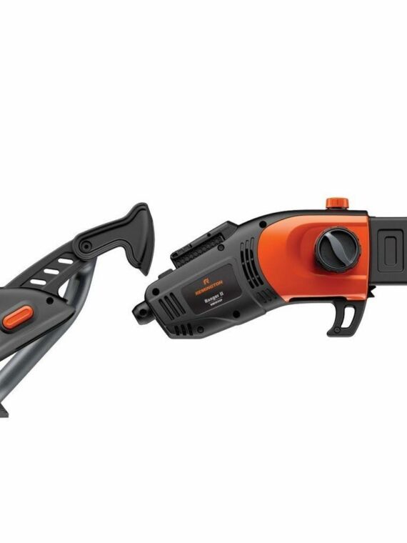 Remington Ranger II 10" Electric Pole Saw with 15 ft Reach, Adjustable Telescoping Pole, and Low Kickback Chain