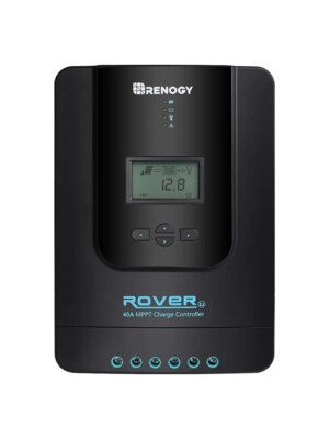 Renogy Rover 40A MPPT Solar Charge Controller, 12V/24V, LCD Display, Full Protection