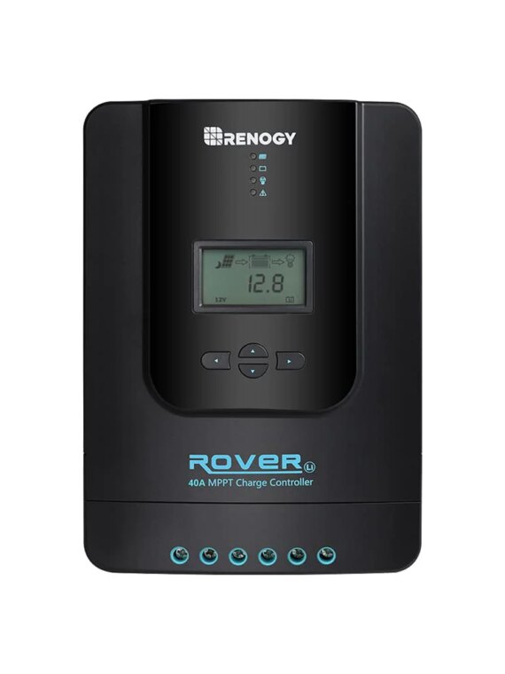 Renogy Rover 40A MPPT Solar Charge Controller, 12V/24V, LCD Display, Full Protection