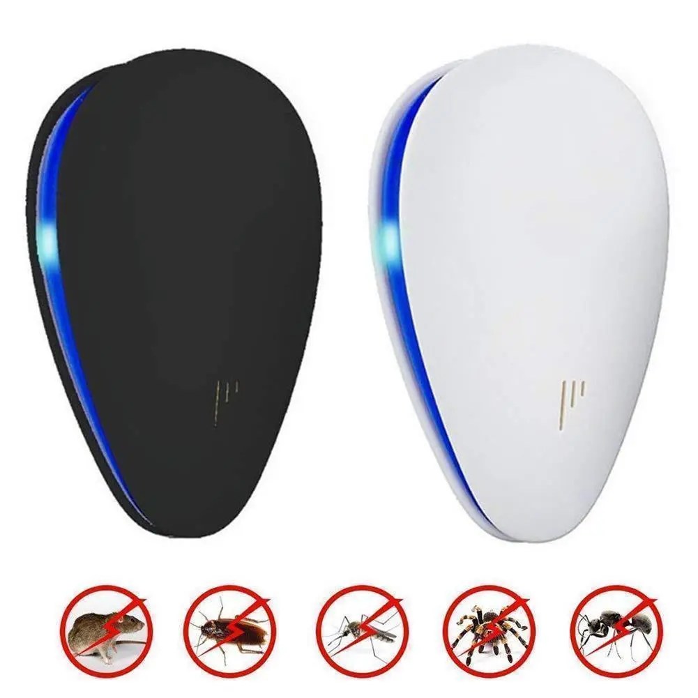 Repelly™ Ultrasonic Pest Repeller - Electronic Bug & Rodent Repellent, Chemical-Free, Covers 1200-1700 Sq. Ft., Safe for Pets & Humans