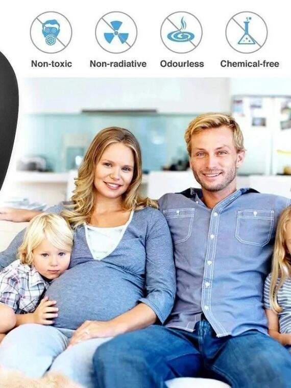 Repelly™ Ultrasonic Pest Repeller - Electronic Bug & Rodent Repellent, Chemical-Free, Covers 1200-1700 Sq. Ft., Safe for Pets & Humans