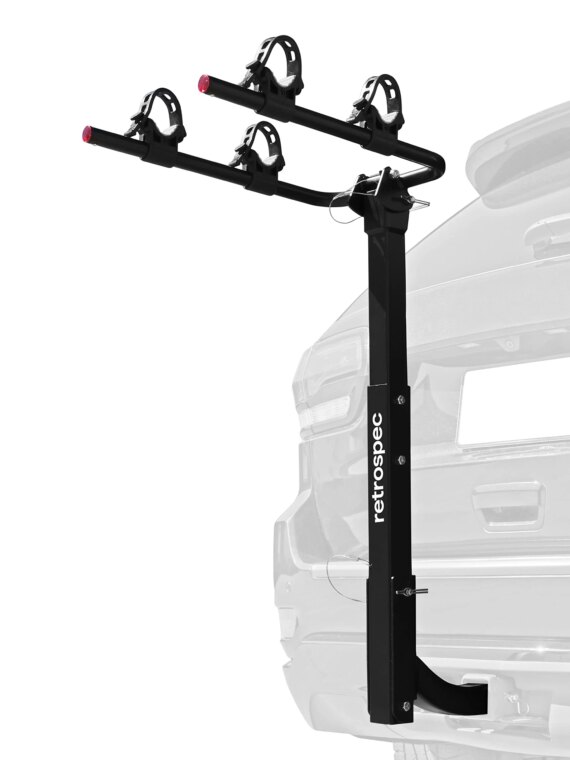 Retrospec Lenox 2-Bike Hitch Rack for Cars, Trucks & SUVs - Fits 2" Hitches, 80 lbs Capacity, Steel Construction