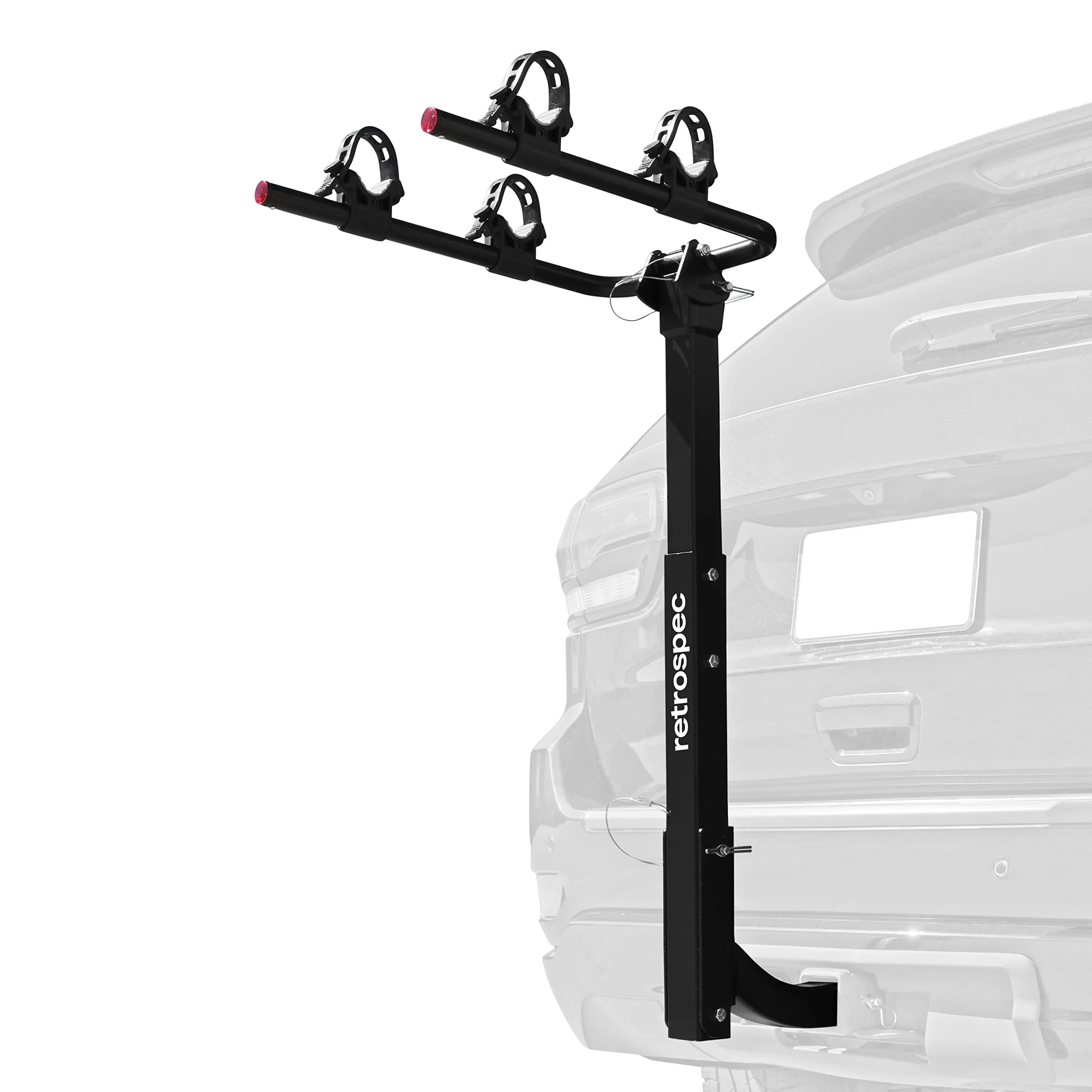 Retrospec Lenox 2-Bike Hitch Rack for Cars, Trucks & SUVs - Fits 2" Hitches, 80 lbs Capacity, Steel Construction