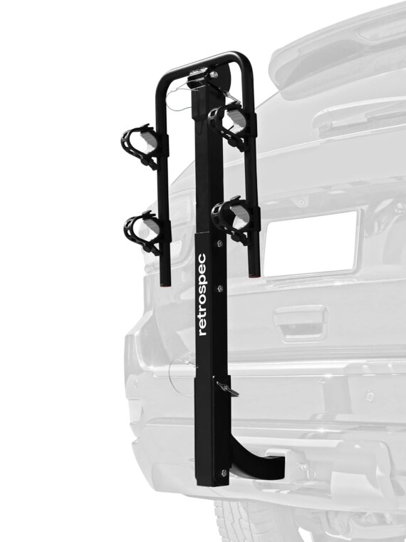 Retrospec Lenox 2-Bike Hitch Rack for Cars, Trucks & SUVs - Fits 2" Hitches, 80 lbs Capacity, Steel Construction
