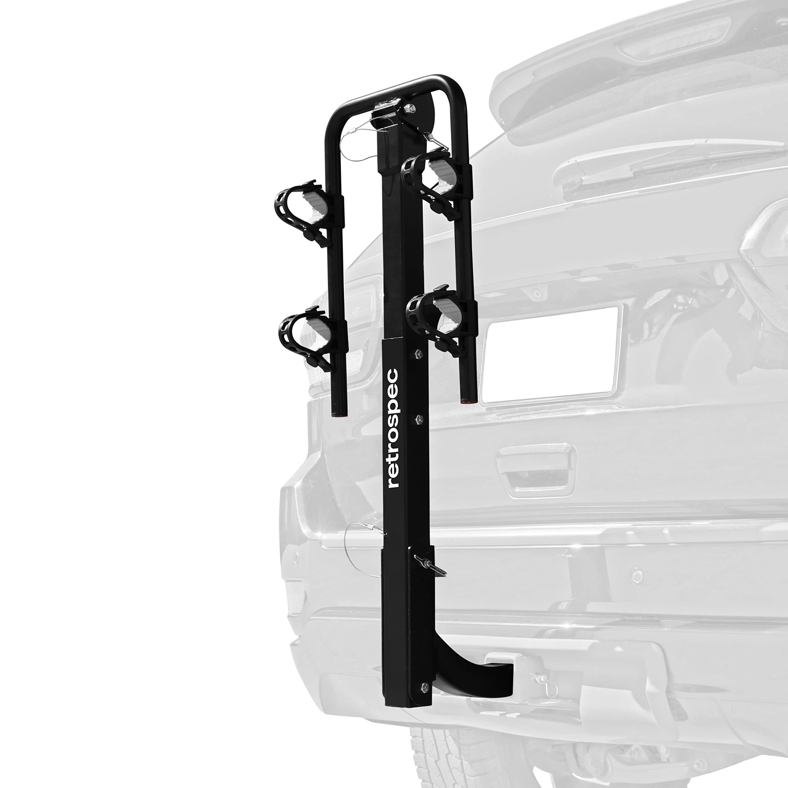 Retrospec Lenox 2-Bike Hitch Rack for Cars, Trucks & SUVs - Fits 2" Hitches, 80 lbs Capacity, Steel Construction