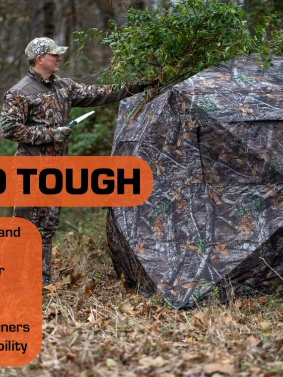 Rhino R-200 Hunting Blind, Hub-Style, Zipper-less Door, Silent Windows, Realtree Camouflage